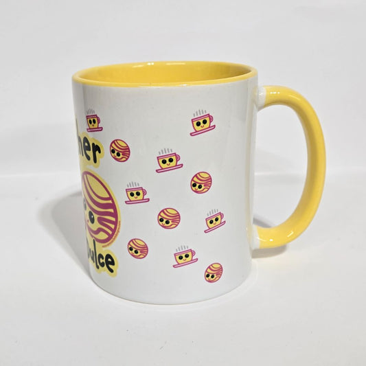 Cafecito and Pan Coffee Mug – Vibrant 15 oz Ceramic Gift for Loved Ones - Ysleta Mission Gift Shop