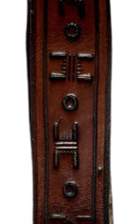 Versatile Veg Tan Leather Keychain – Wearable as Belt Loop or Wrist Strap