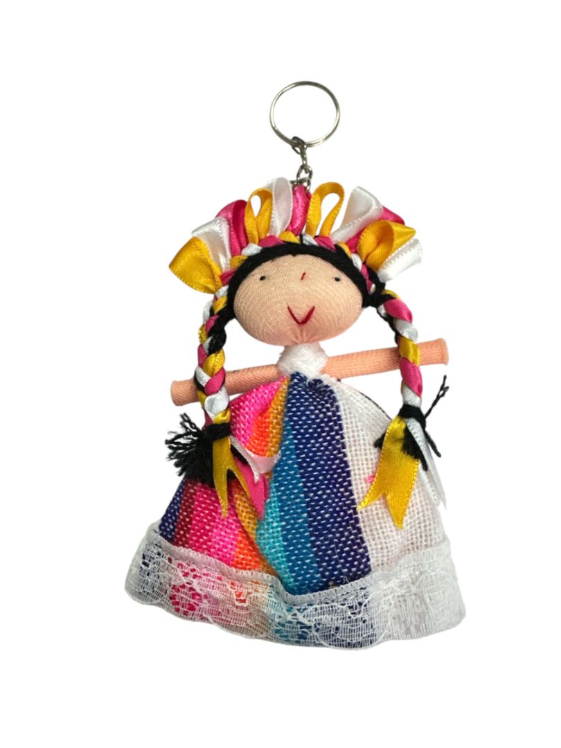 Lele Doll Keychain - Ysleta Mission Gift Shop