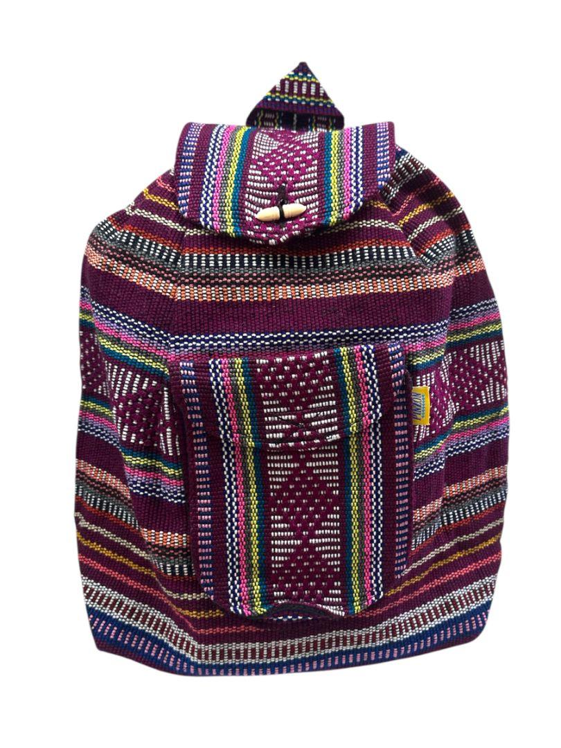 Pinzon Rasta Backpack Handcrafted Rasta-Inspired Artisan Backpack - Ysleta Mission Gift Shop