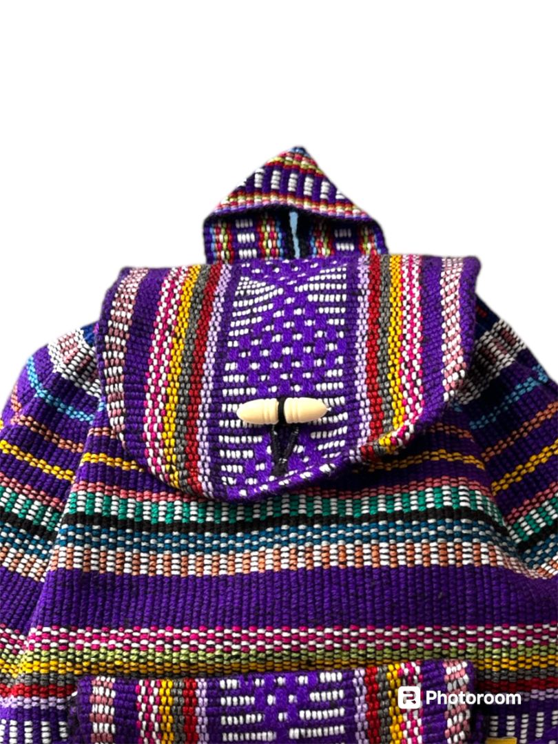 Pinzon Purple Backpack – Vibrant Handcrafted Backpack from Mexico - Ysleta Mission Gift Shop