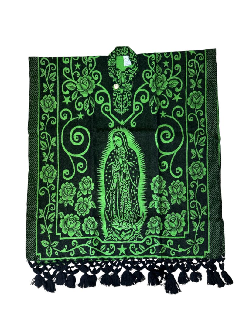 Fancy Soft Poncho - Ysleta Mission Gift Shop