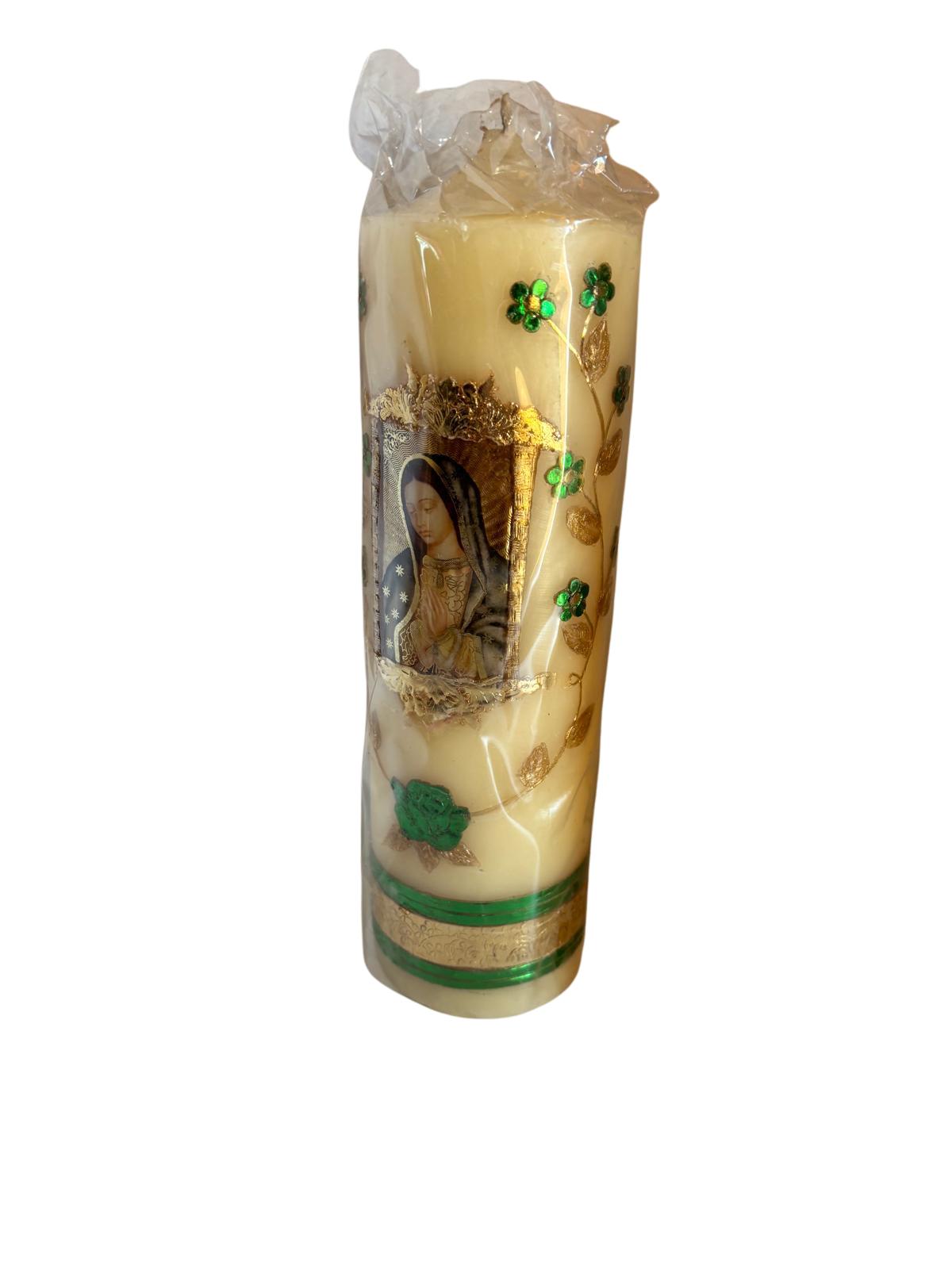 Large Saint Devotional Candle | Religious Handcrafted Prayer Candle