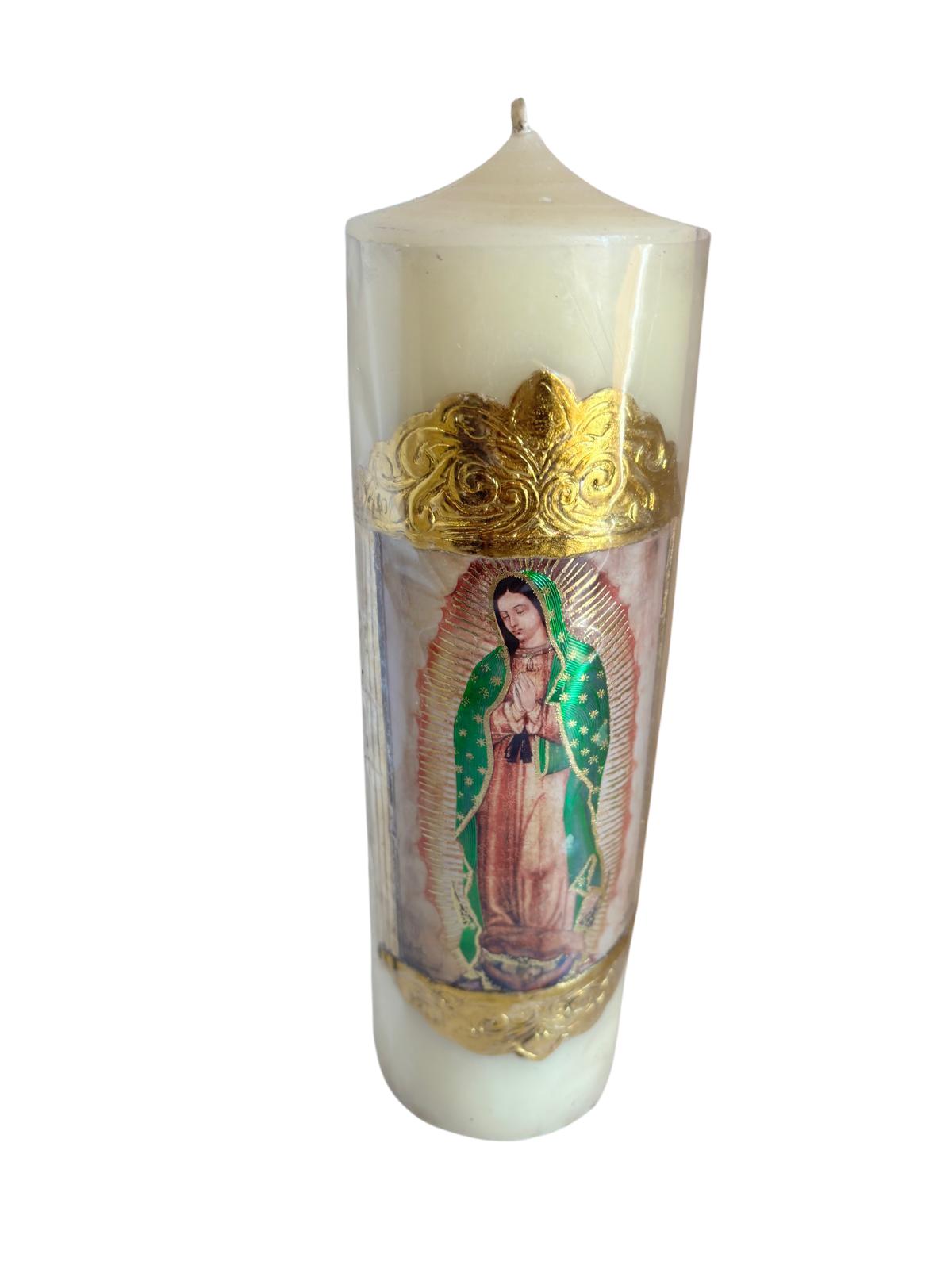 Large Saint Devotional Candle | Religious Handcrafted Prayer Candle