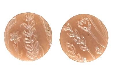 Wildflower Stud Earrings – Polymer Clay with 18K Gold Plated Nickel-Free Studs