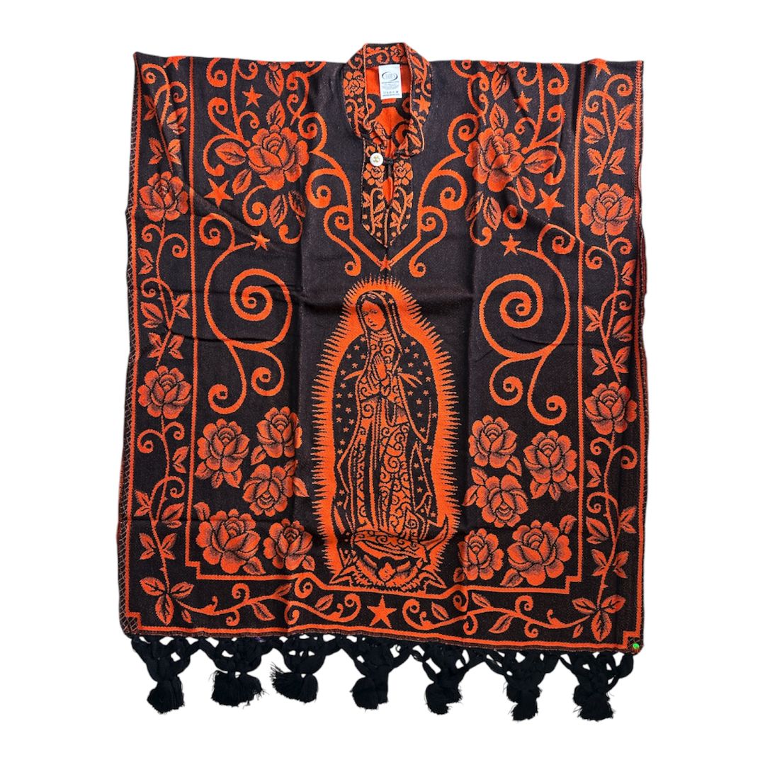Fancy Soft Poncho - Ysleta Mission Gift Shop
