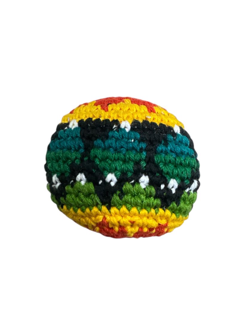 Traditional Mexican Hacky Sack – Hand-Sewn Footbag Stress Ball Toy - Ysleta Mission Gift Shop