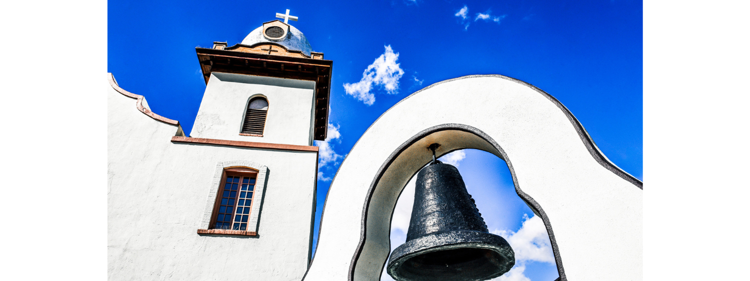Ysleta Mission Gift Shop Bell Tower and Bell