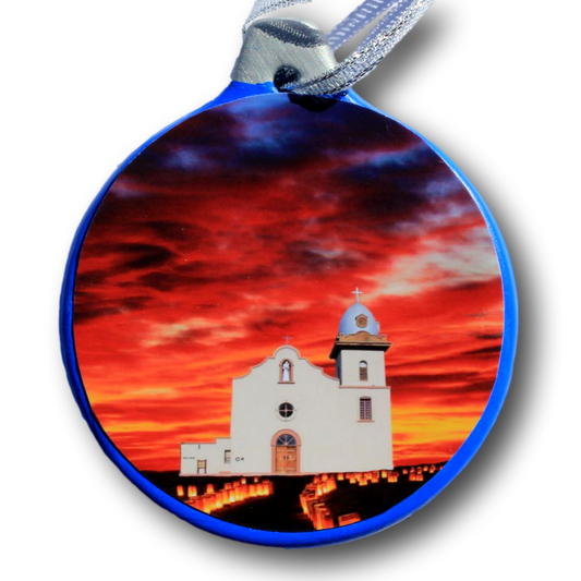 Ysleta Mission Luminarias Ornament – Ceramic, 3.26 x 3.81 in