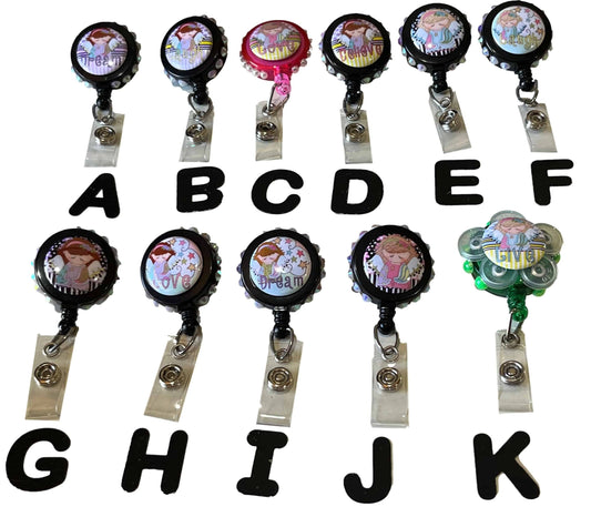 Badge Clips Holders Retractable ID Reel Guardian Angel