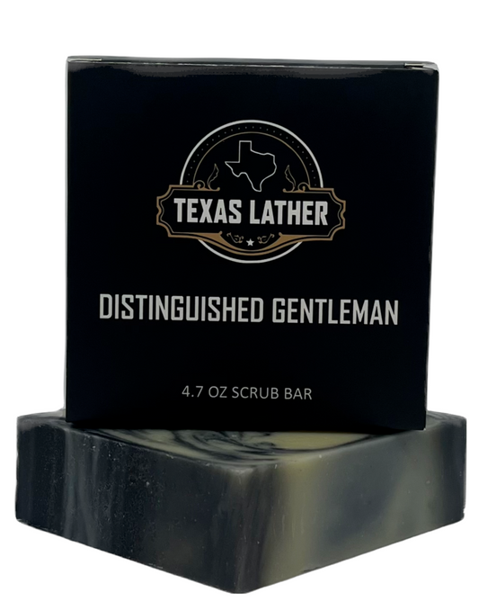 Distinguished Gentleman Soap Bar 4.7 oz. 3X3X1 inches Handmade Small Batches