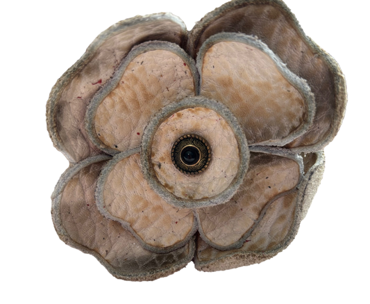 Black Concho Flower Hat Clip - Ysleta Mission Gift Shop