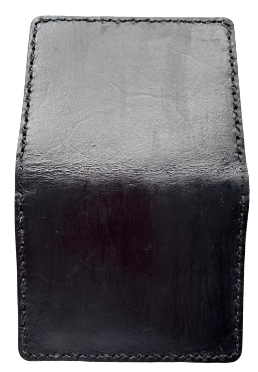 Black Leather ID Wallet - Ysleta Mission Gift Shop