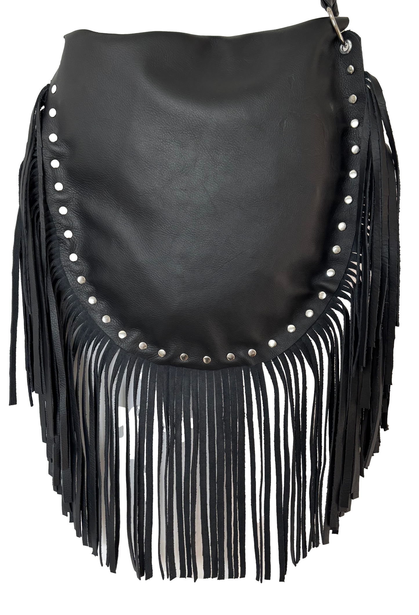 Brown Leather Handbag - Ysleta Mission Gift Shop