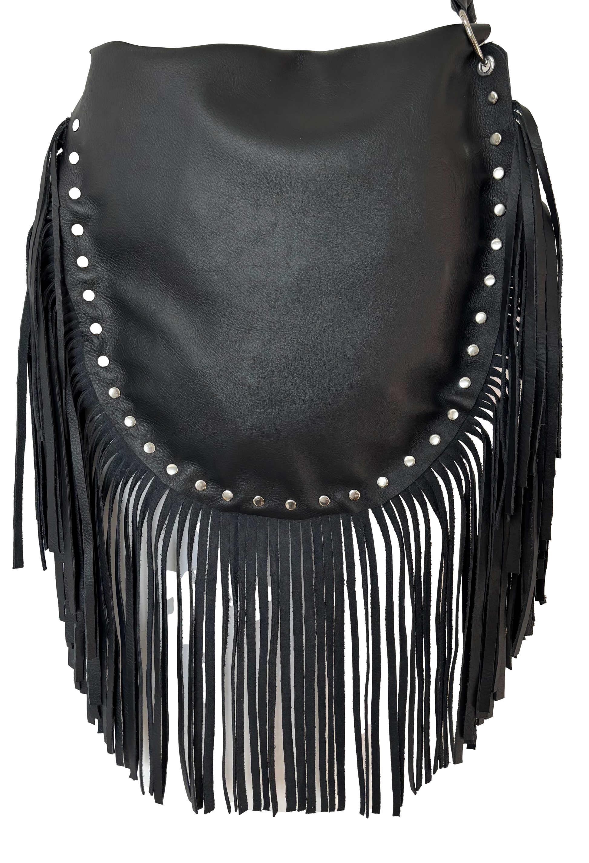 Brown Leather Handbag - Ysleta Mission Gift Shop