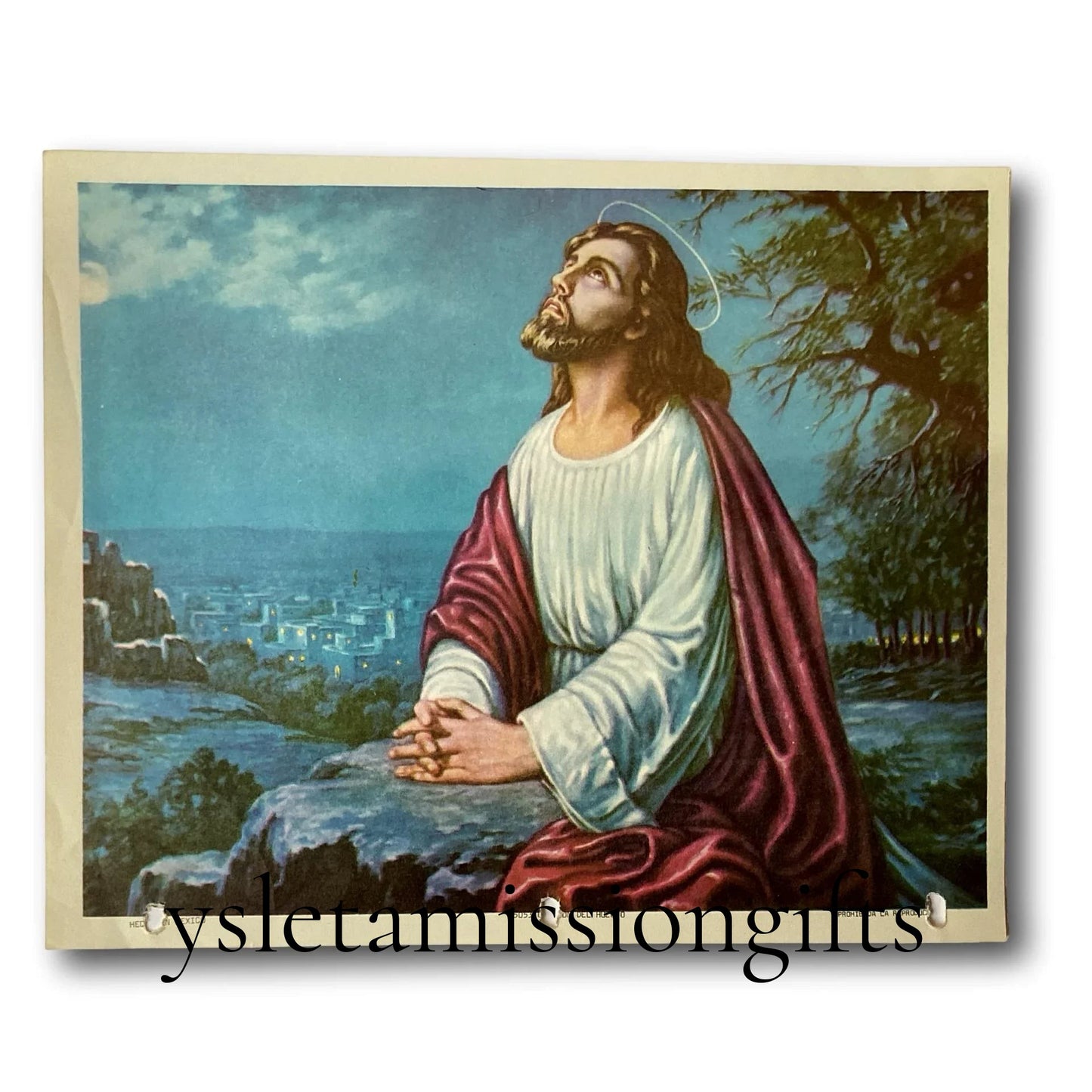 Christ at Gethsemane – Cristo en Getsemaní Out Of Print - Ysleta Mission Gift Shop