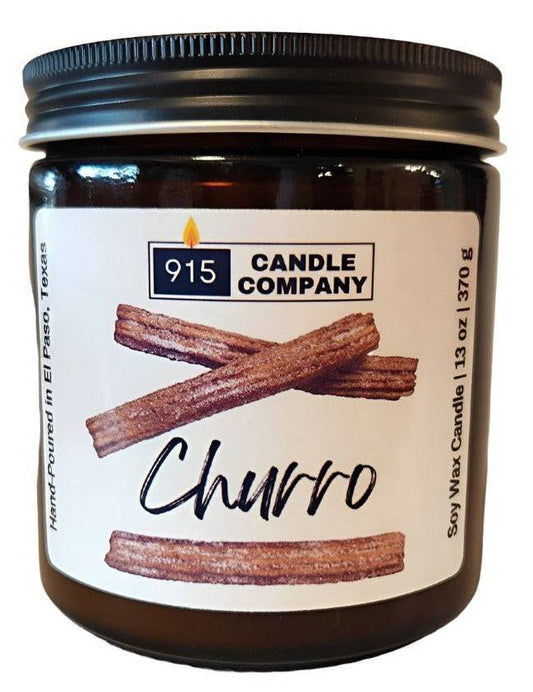 Churro Scented Soy Candle - El Paso Inspired, Hand-Poured, Small Batch