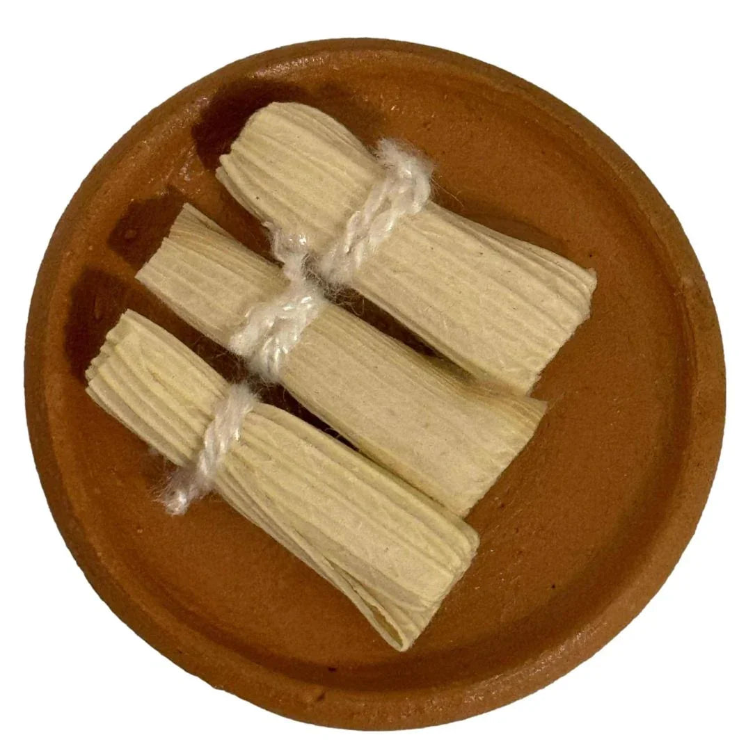 Assorted handmade clay magnets of traditional Mexican dishes, 0.5-inch home accents for refrigerators, by Michelle Miranda.