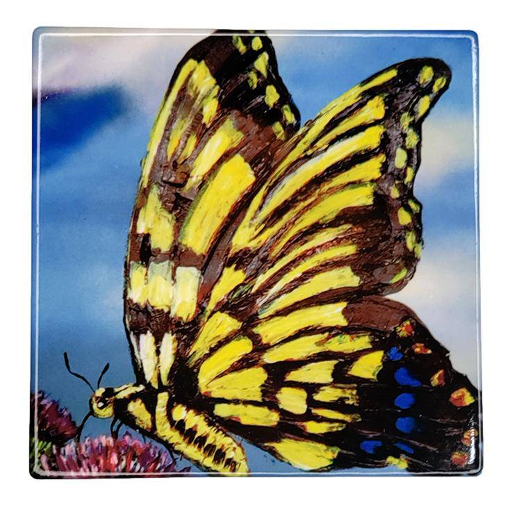 Coaster Beauty of El Paso Sublimated Print of Original Art Cork Backing