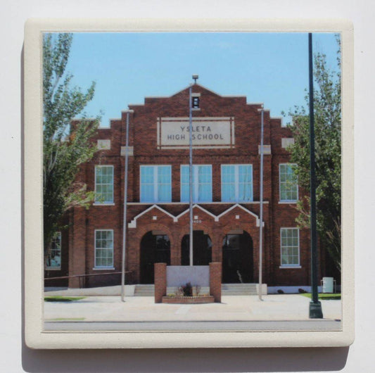 Coaster Ysleta High School Ceramic Cork Backing 4x4