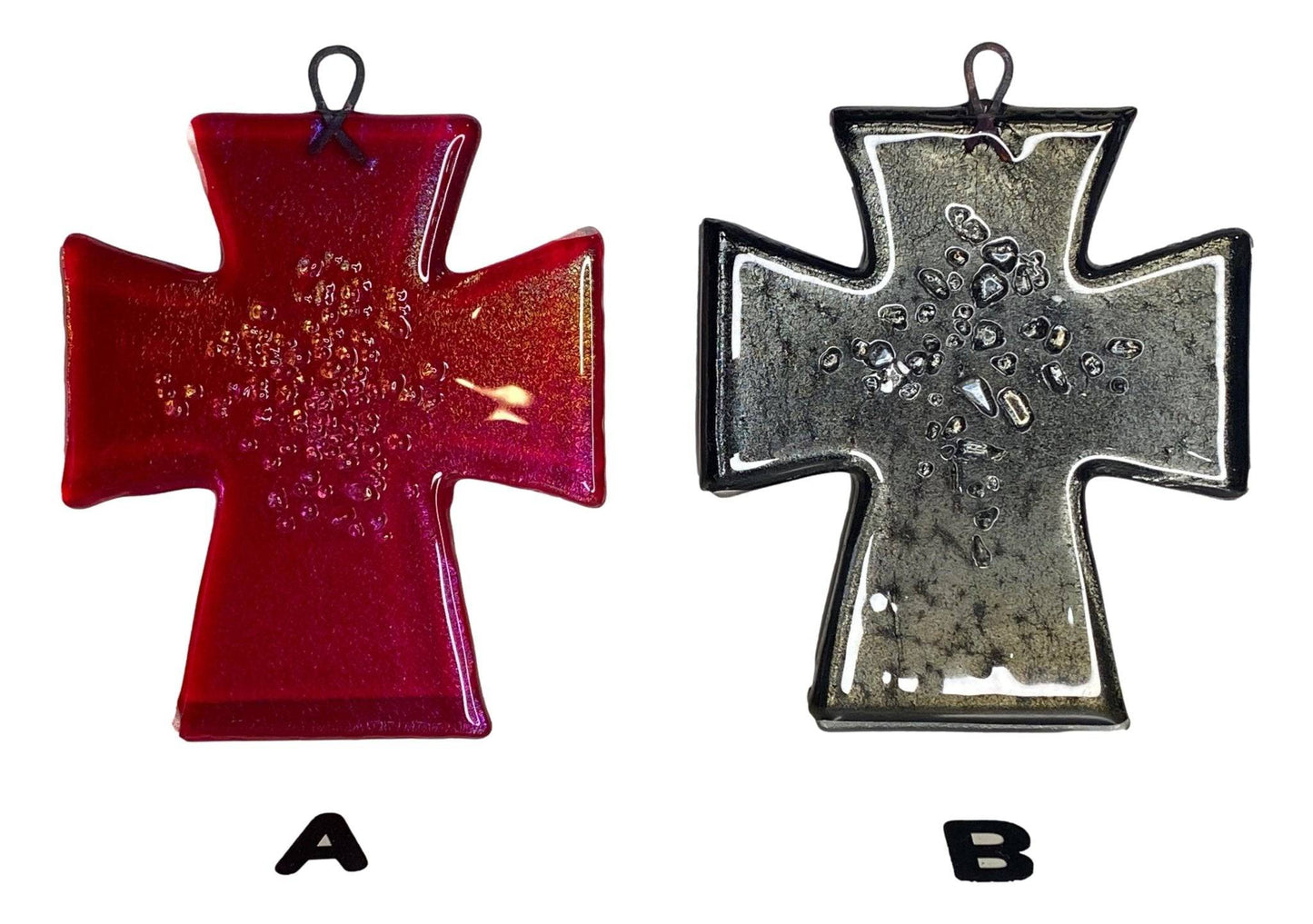 Cross Stained Glass Handcrafted