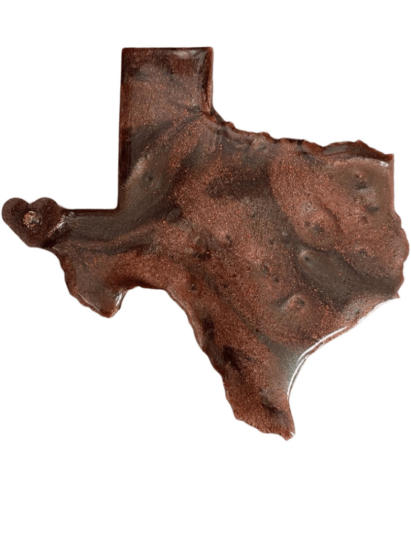 El Paso Heart Texas Resin Magnet – Wood Backing 6x4