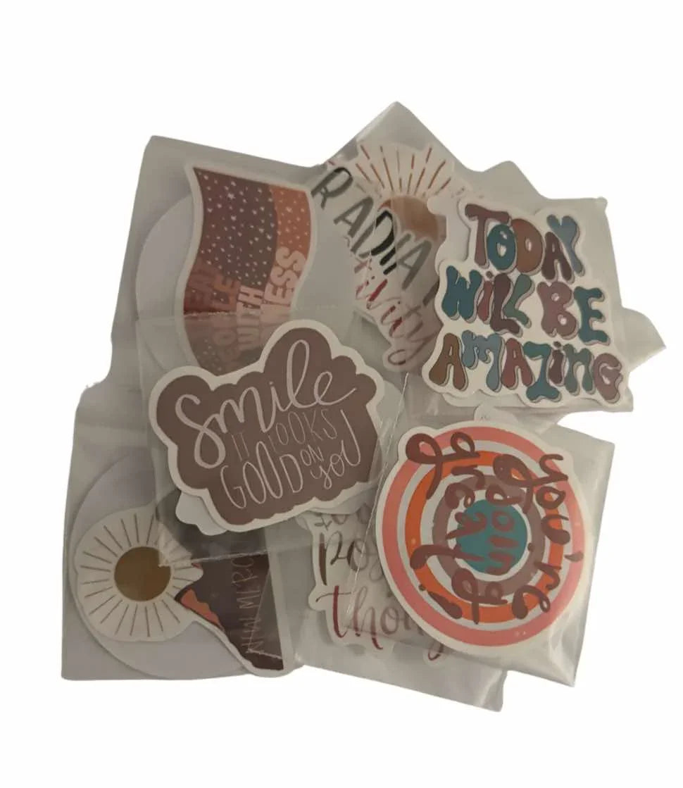 Empowerment Stickers – Inspirational 2-Pack for Positivity On-the-Go - Ysleta Mission Gift Shop