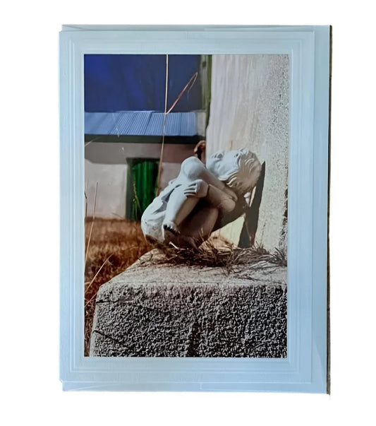 5x7 "Forgotten Innocence" greeting card featuring Jerry Perez's original photography by Susan W Perez.