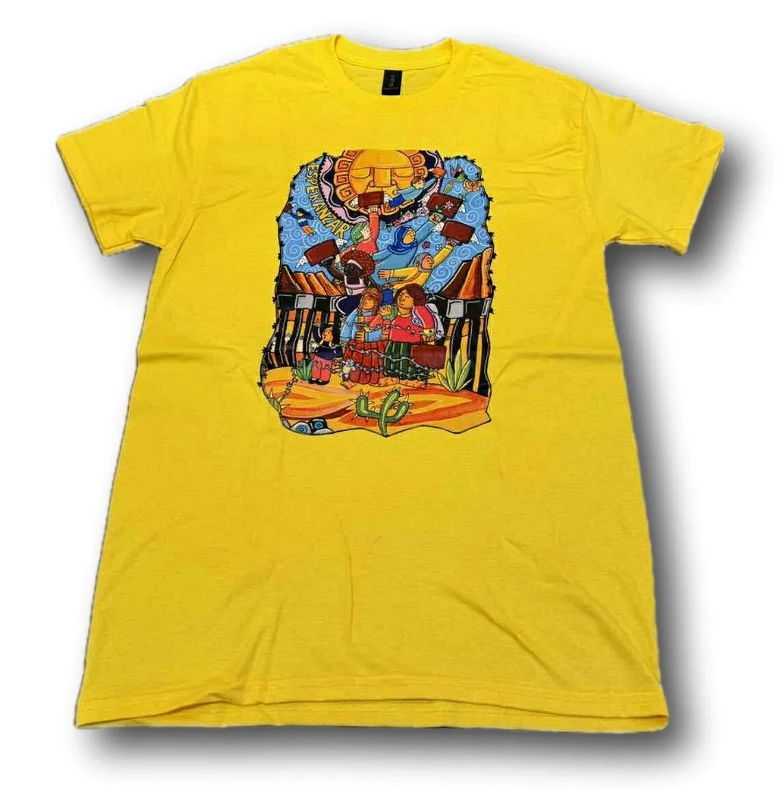 Father Jarek Give Hope "Esperanzar" fundraiser T-shirt, Gildan 100% cotton, Catholic Christian faith-based clothing, front view