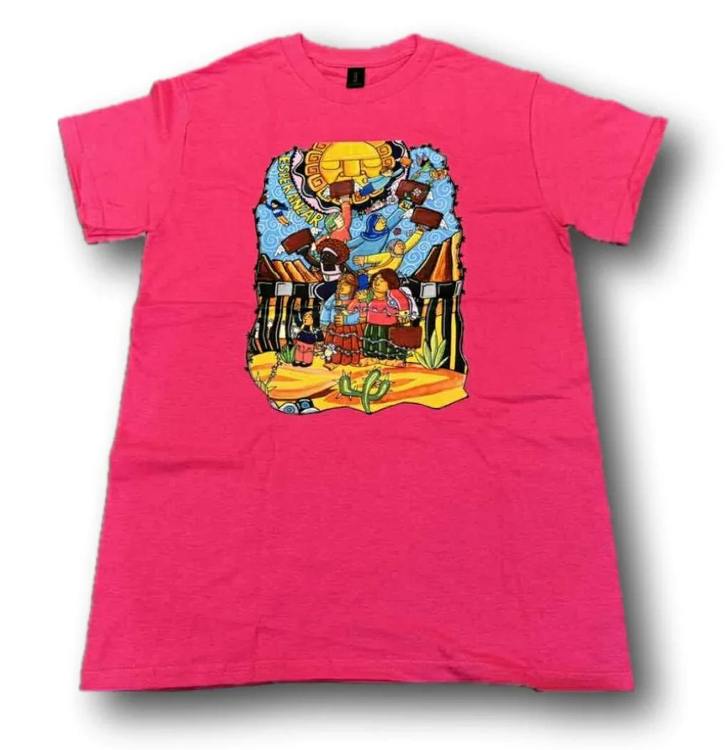 Father Jarek Give Hope "Esperanzar" fundraiser T-shirt made of Gildan 100% cotton, featuring faith-based Christian message.
