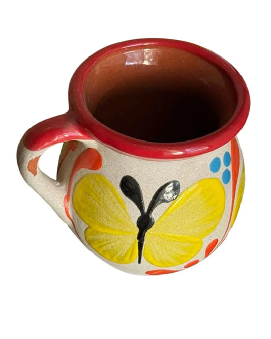 Handcrafted Talavera Coffee Mug –Mexican Folk Art Pottery - Ysleta Mission Gift Shop