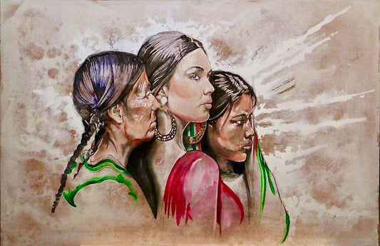 Indigenous & Latino 8"x10" Artwork Prints Inspired by Mexican Southwest Culture