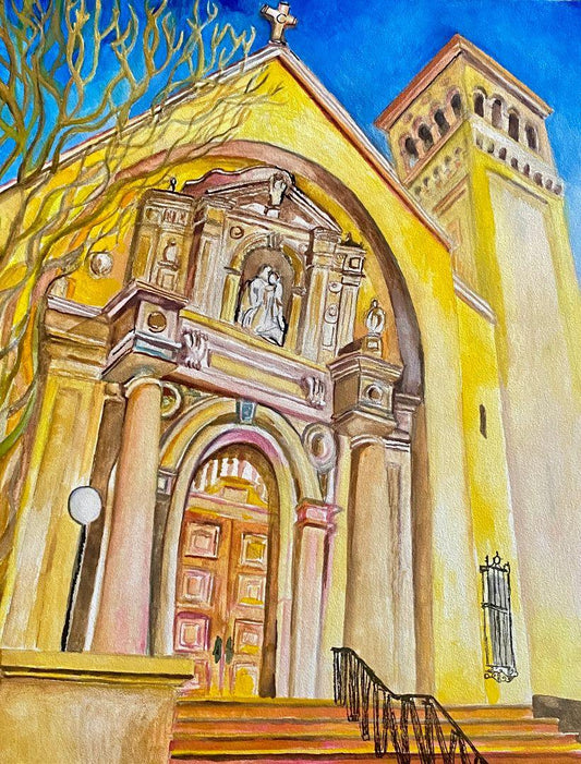 Loreto Chapel Photo Print – Matted & Signed (11×14) - Ysleta Mission Gift Shop