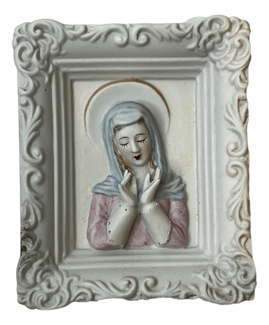 Madonna Fine Porcelain Handpainted In Lefton