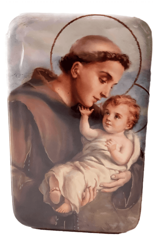 Magnet Saint Anthony Metal Image Italian Image 2x3