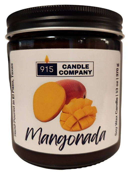 Mangonada Scented Soy Candle - Hand-Poured, Small Batch, Glass Container
