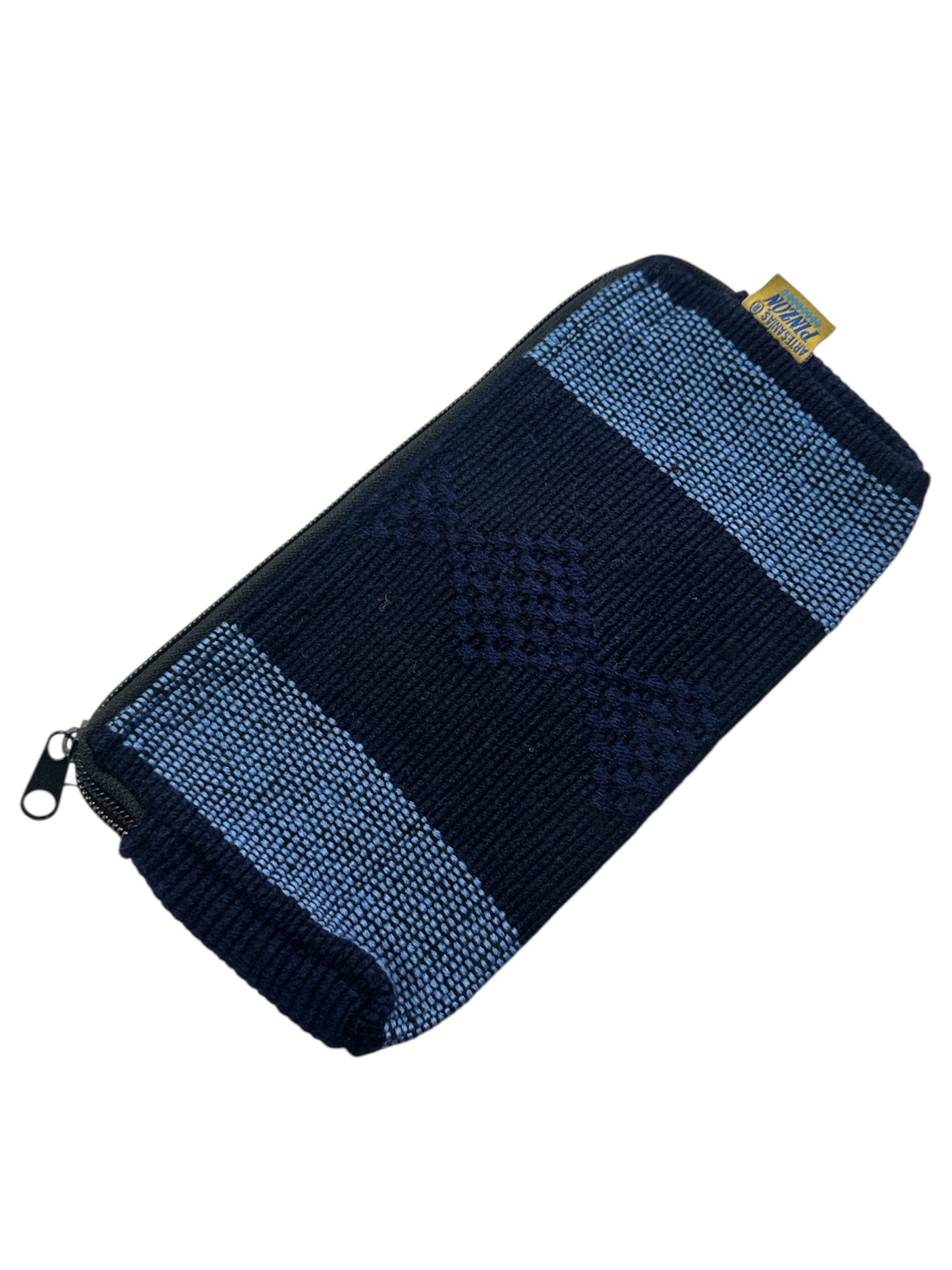 Colorful Mercado Zip Pouch by Ysleta Mission Gift Shop, a boho-style makeup or change purse with vibrant multicolor design.