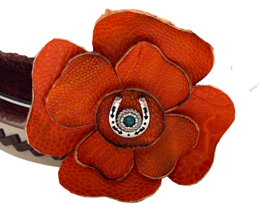 Orange Ostrich Accessory