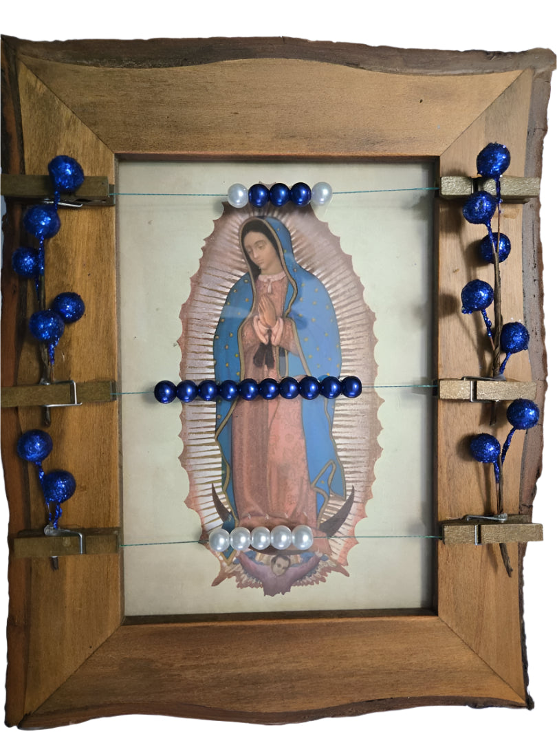 Our Lady of Guadalupe Abacus Rosary - Hands-Free Prayer Made Easy 5X7