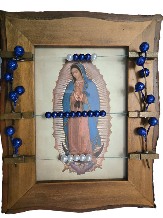 Our Lady of Guadalupe Abacus Rosary - Hands-Free Prayer Made Easy 5X7