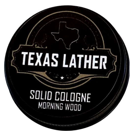 Solid Cologne Morning Wood 1 oz. Natural Ingredients Handmade in Small Batches