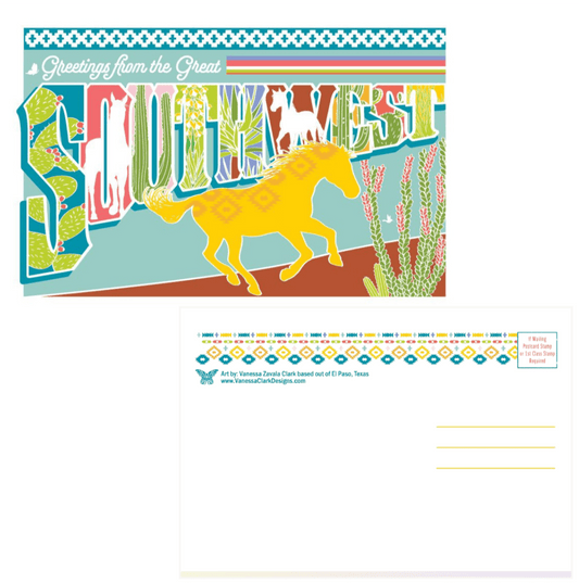 Postcard Greetings from the Southwest Cardstock 4 x 6