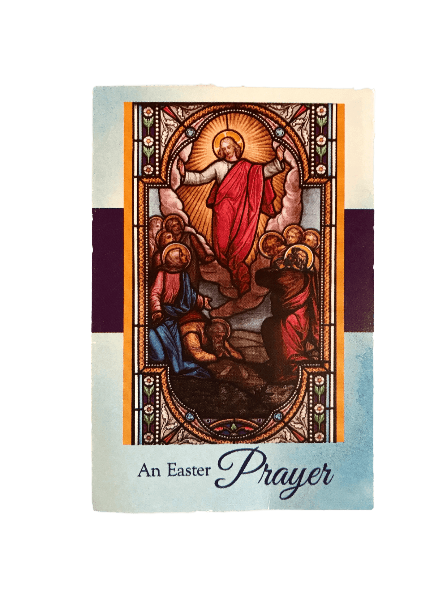 Prayer Card An Easter Prayer Lord Jesus Your Resurrection No Laminated SV-PC