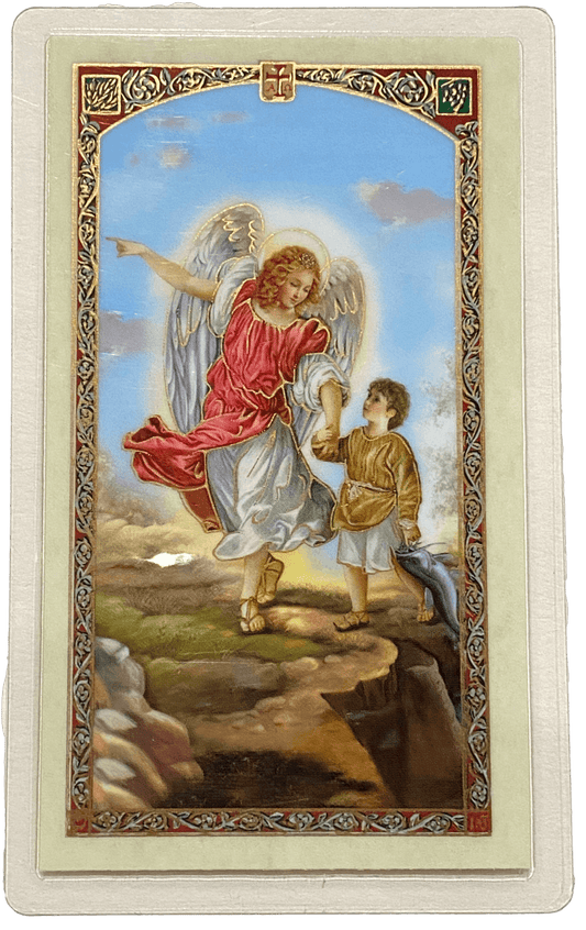 Prayer Card Arcangel San Rafael SPANISH Laminated HC9-532S