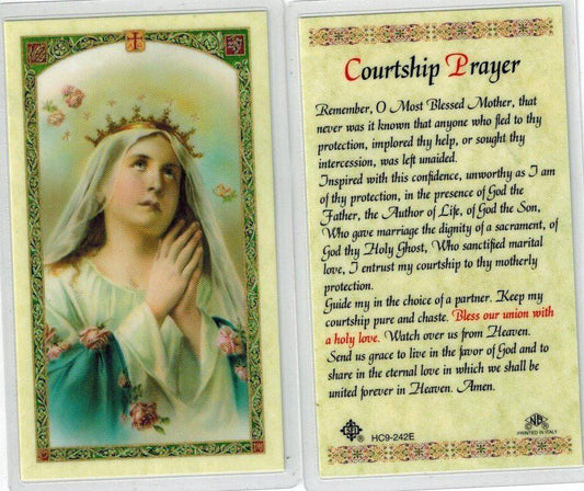 Prayer Card Courtship Prayer Laminated HC9-242E