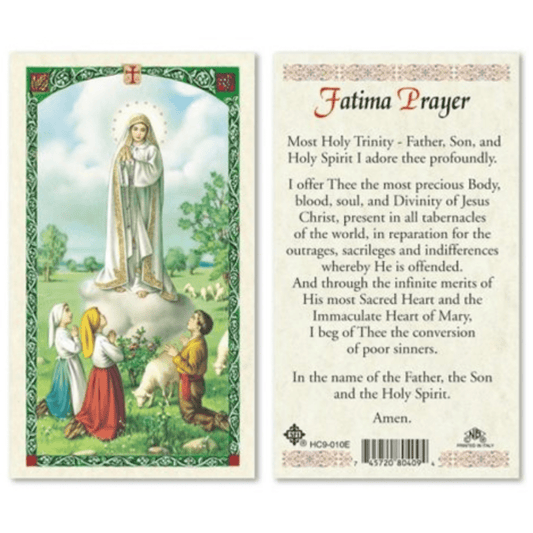 Prayer Card Fatima Prayer HC9-010E