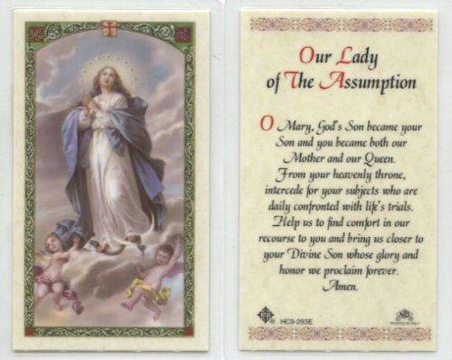 Prayer Card Our Lady Of The Assumption Laminated HC9-293E