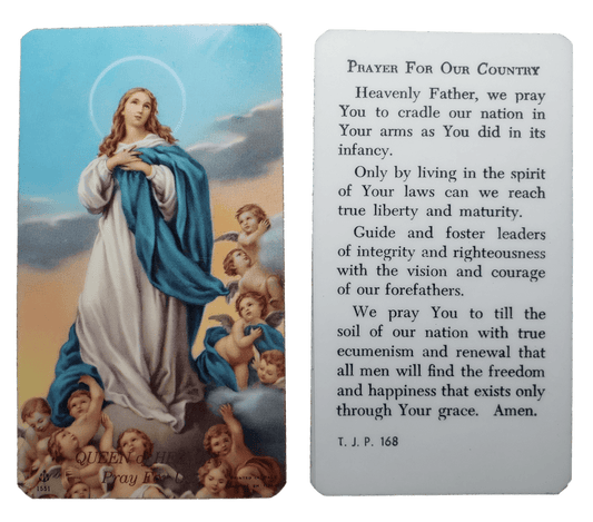 Prayer Card Prayer For Our Country Laminated TJP