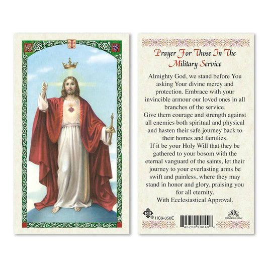 Prayer Card Prayer for Those in the Military HC-E