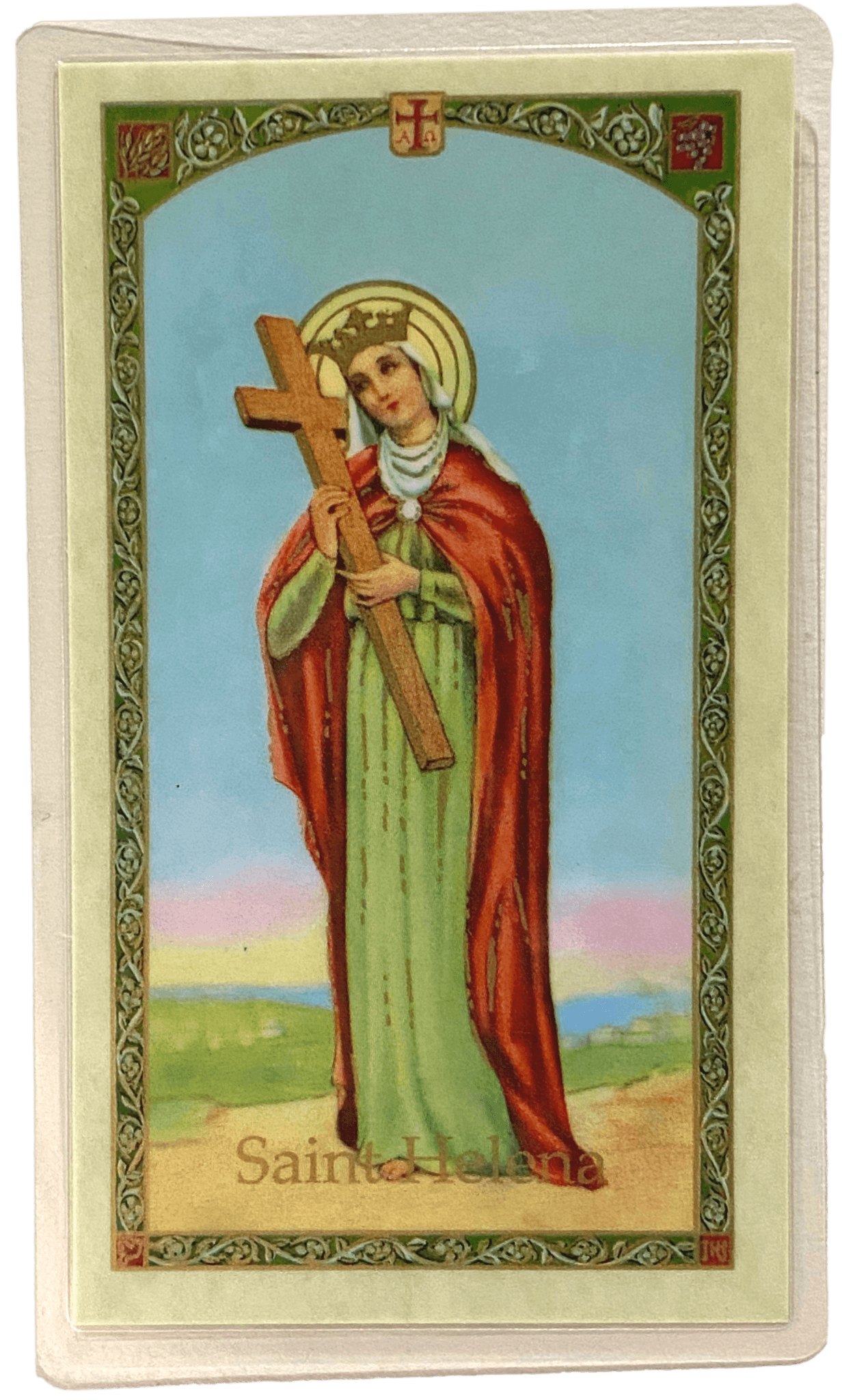 Prayer Card Saint Helena Laminated HC-E